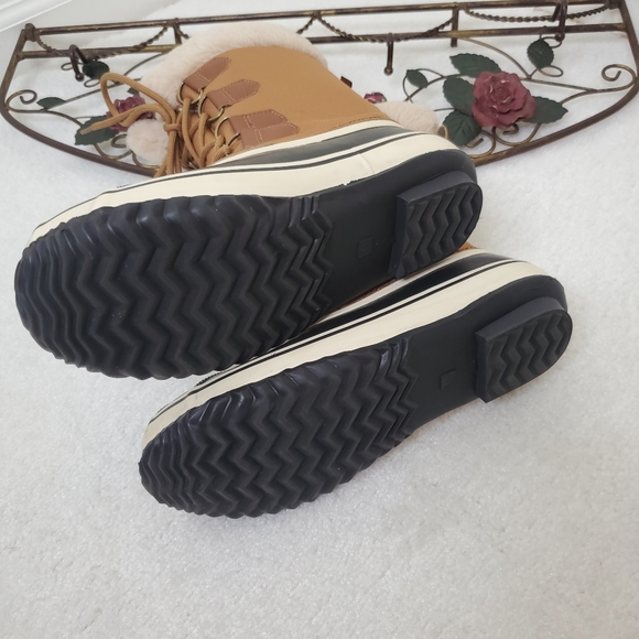 JBU by Jambu Womens Rainey Rain Boots Wellies Cold Weather Tan Size 11 - Picture 4 of 6